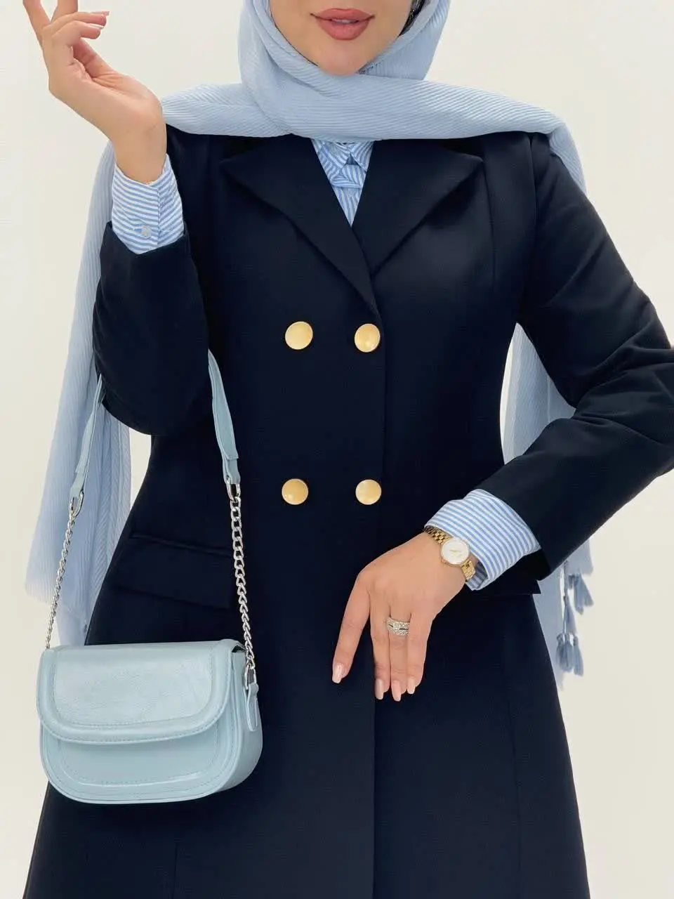 3583-مانتو شلوار اداری فیونا